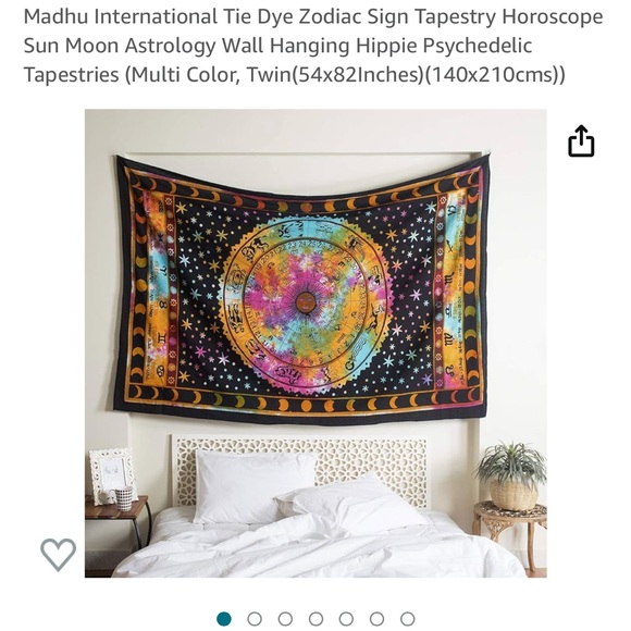 Society6 Other - Tie dye Zodiac Astrology Tapestry decor